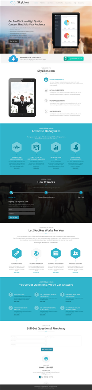 Web Design by OM for this project | Design: #4492021