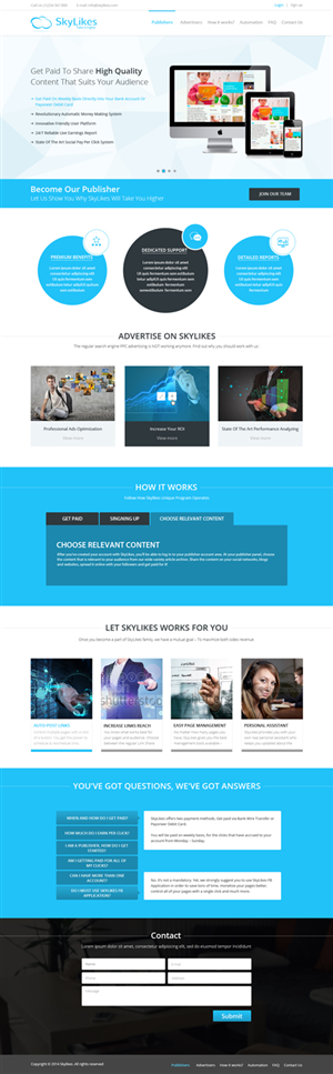 Web Design by OM for this project | Design: #4492022