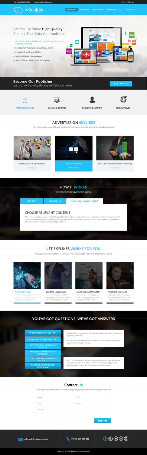 Web Design by OM for this project | Design #4492024