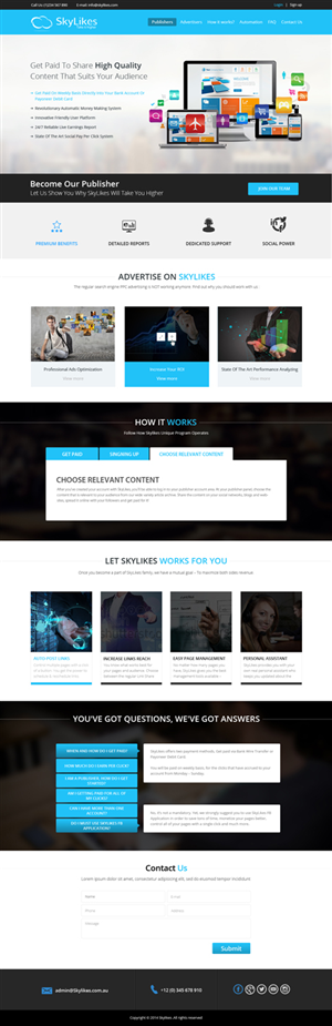 Web Design by OM for this project | Design: #4492024