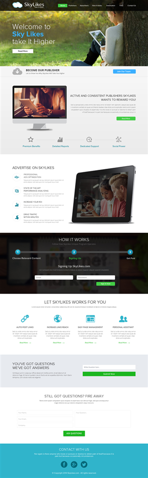 Web Design by OM for this project | Design: #4500381