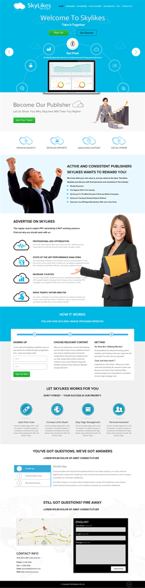 Web Design by OM for this project | Design: #4500384