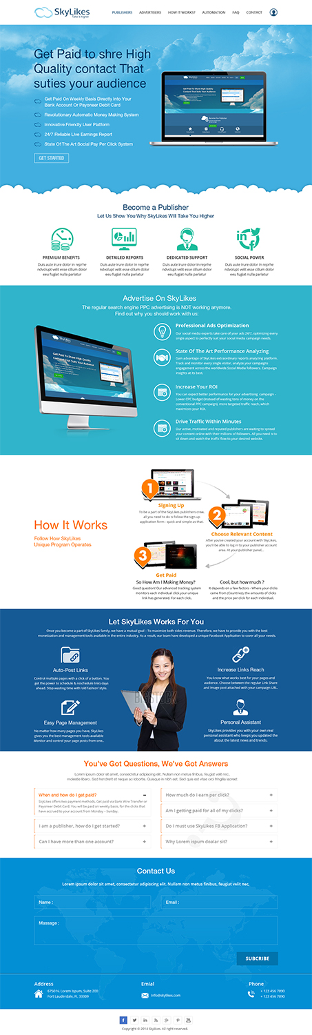 Web Design by Creative Usha for this project | Design #4497376