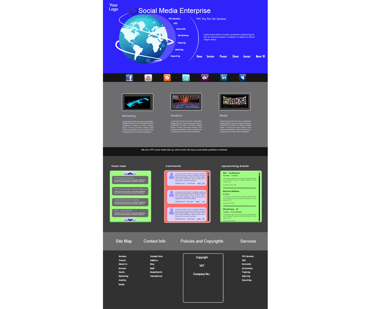 Diseño Web por bluewindwork para este proyecto | Diseño #4548561