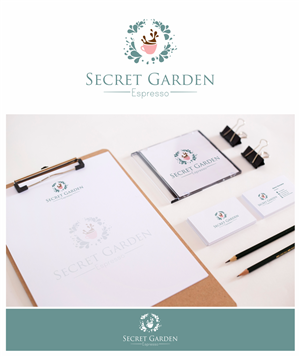 Secret Garden Espresso | Logo Design by Monimonzy