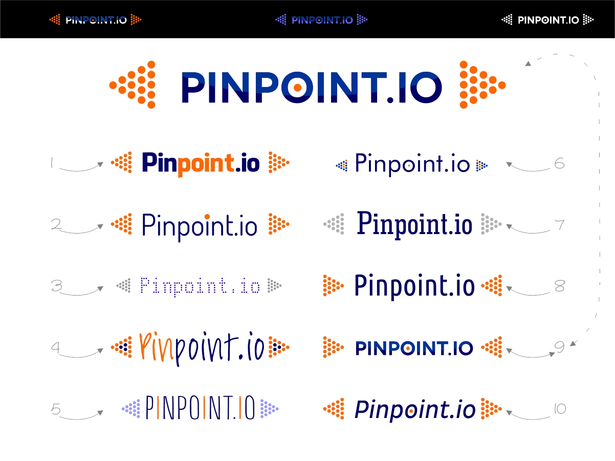 Logo Design by Ivansan for pinpoint.io | Design #1275918