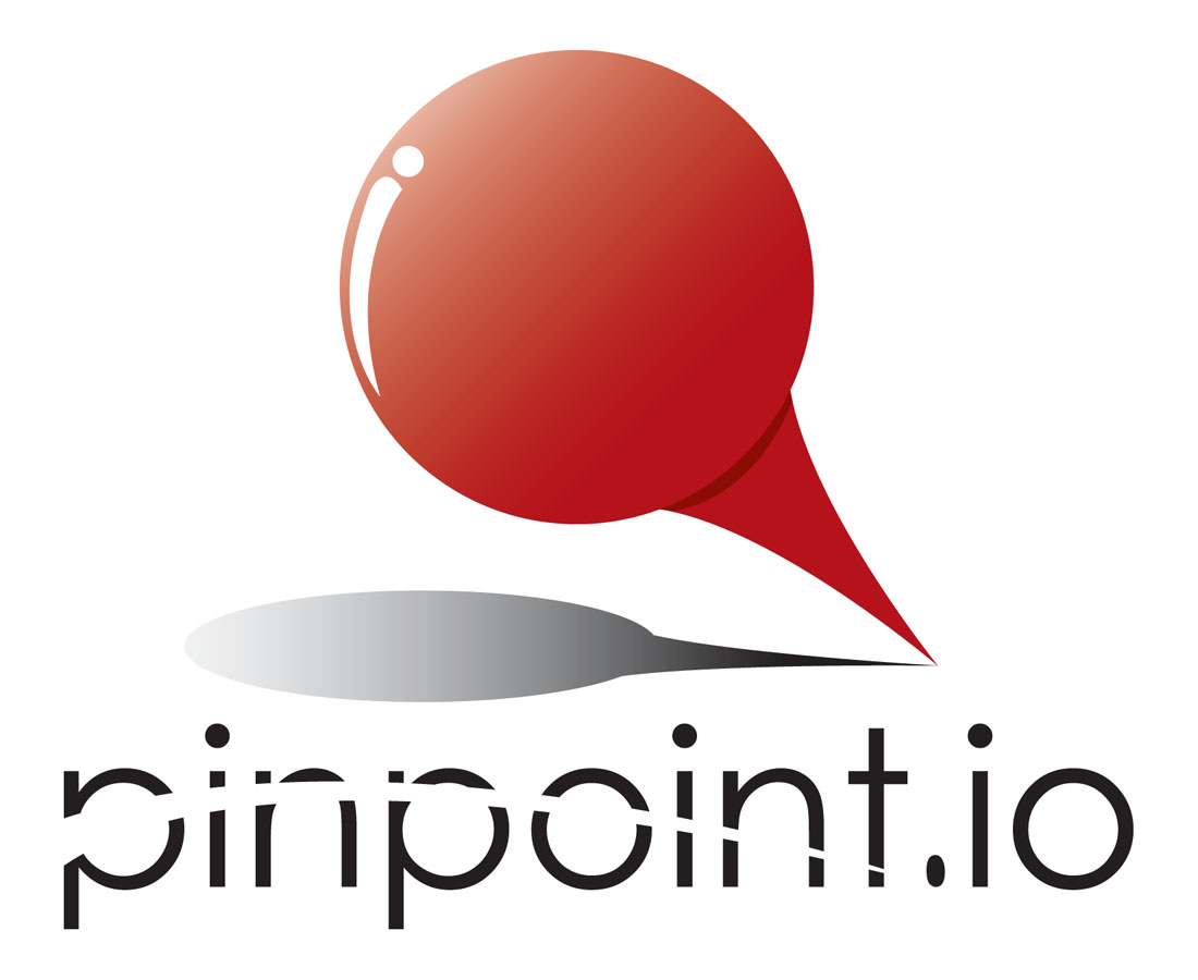 Logo Design by Vulgar Milk Inc. for pinpoint.io | Design #1275829