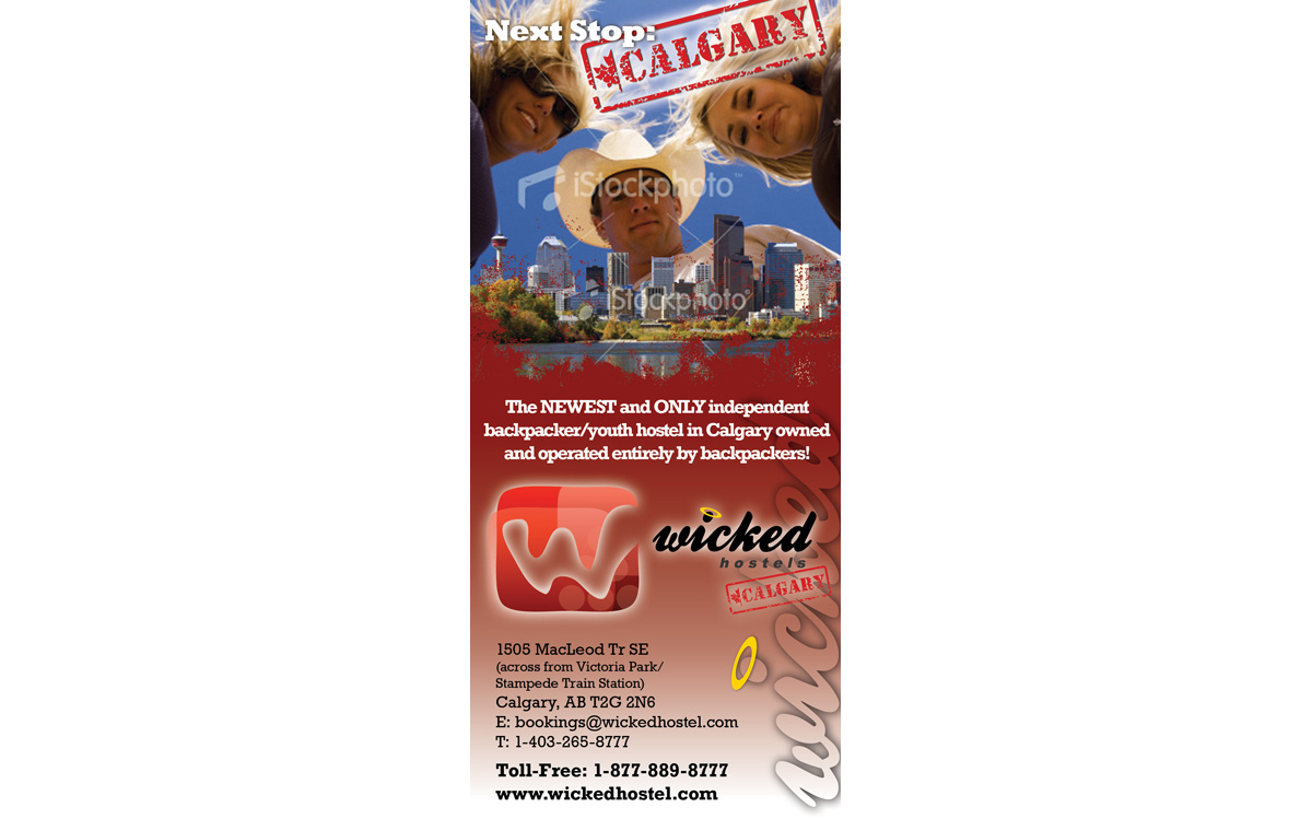 Flyer Design by Bright Ideas Design for Wicked Hostels | Design #206698