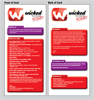 Flyer-Design von Wildcat Creative für Wicked Hostels | Design #197810