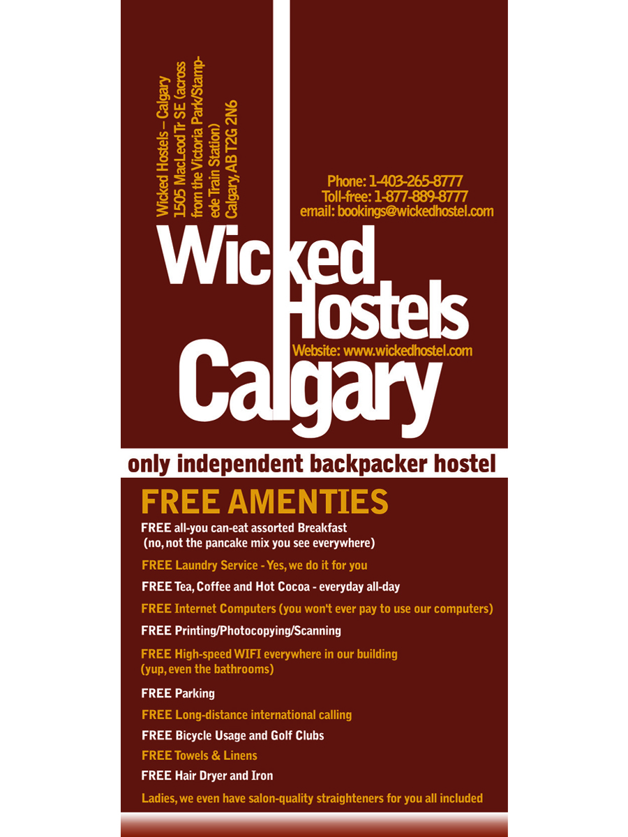 Flyer-Design von Faddy für Wicked Hostels | Design #219122