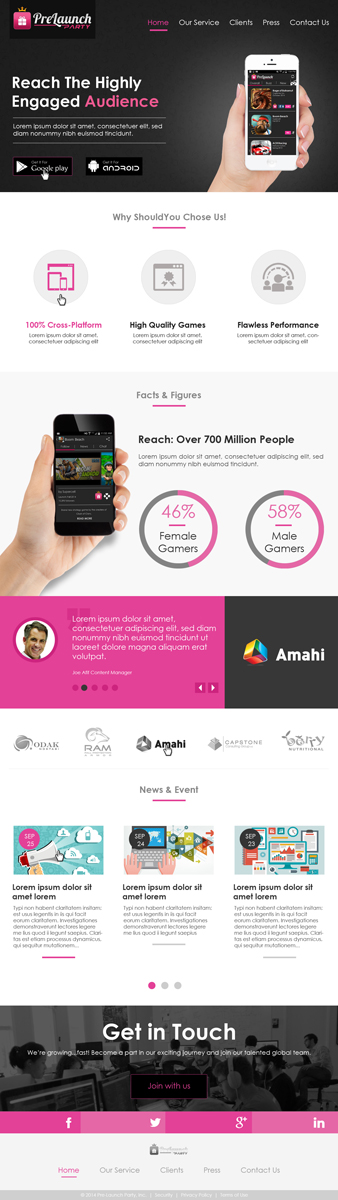 Diseño Web por Arindam para este proyecto | Diseño #4577159