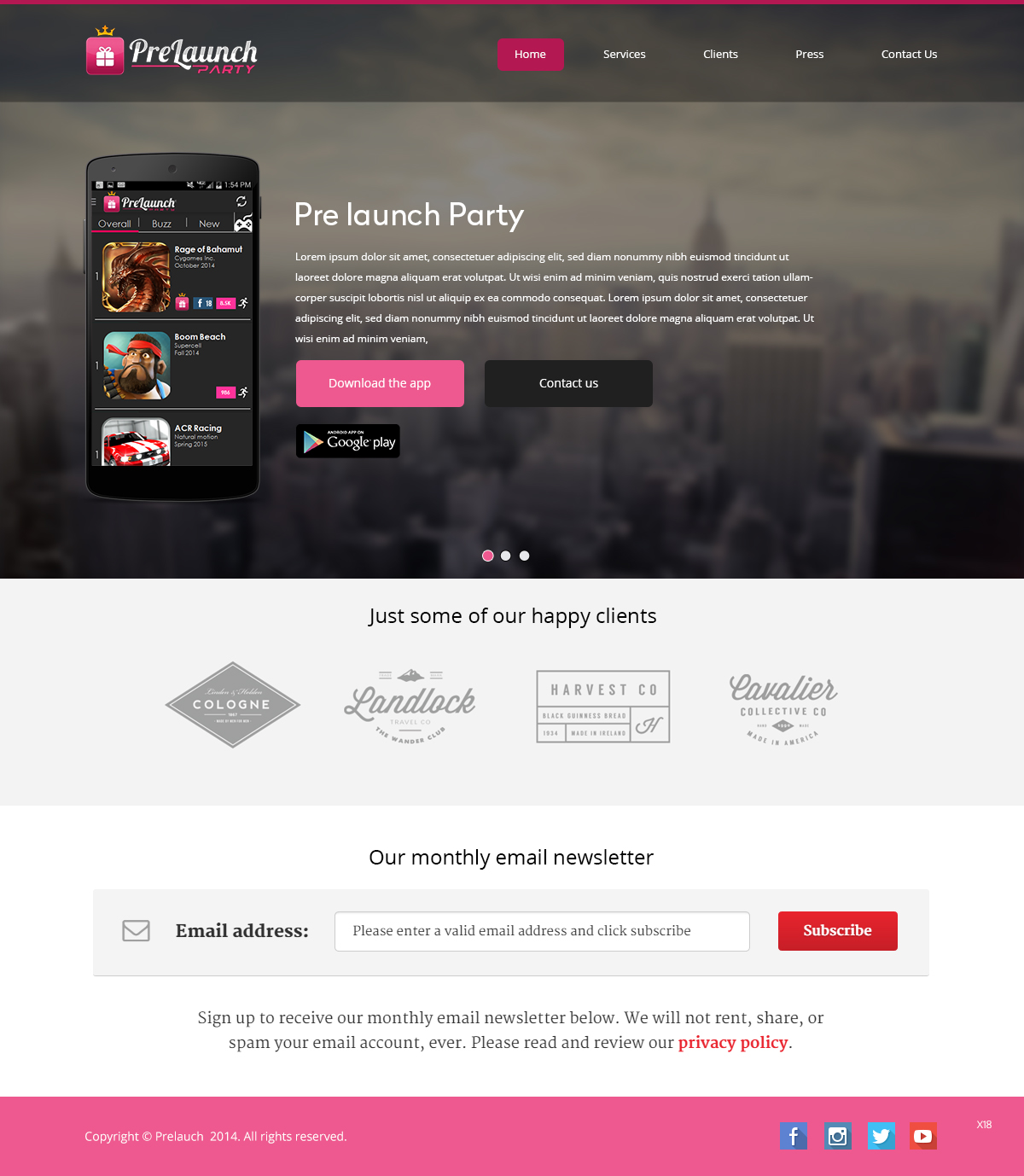 Web Design by pb for this project | Design #4588428
