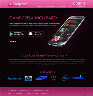 Web Design by pb for this project | Design: #4588431