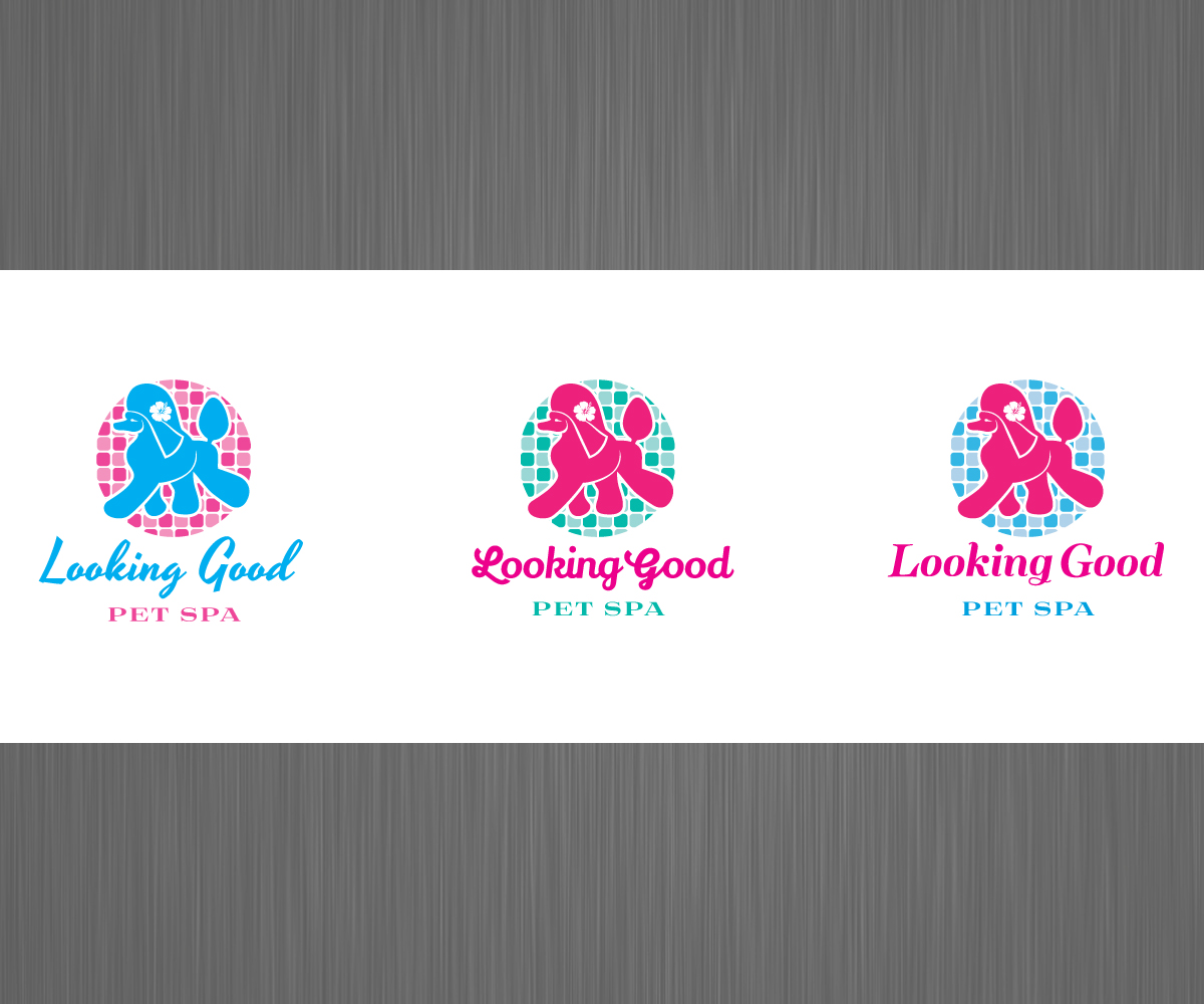Modern, Feminine, Painting Logo Design for Looking Good Pet Spa by