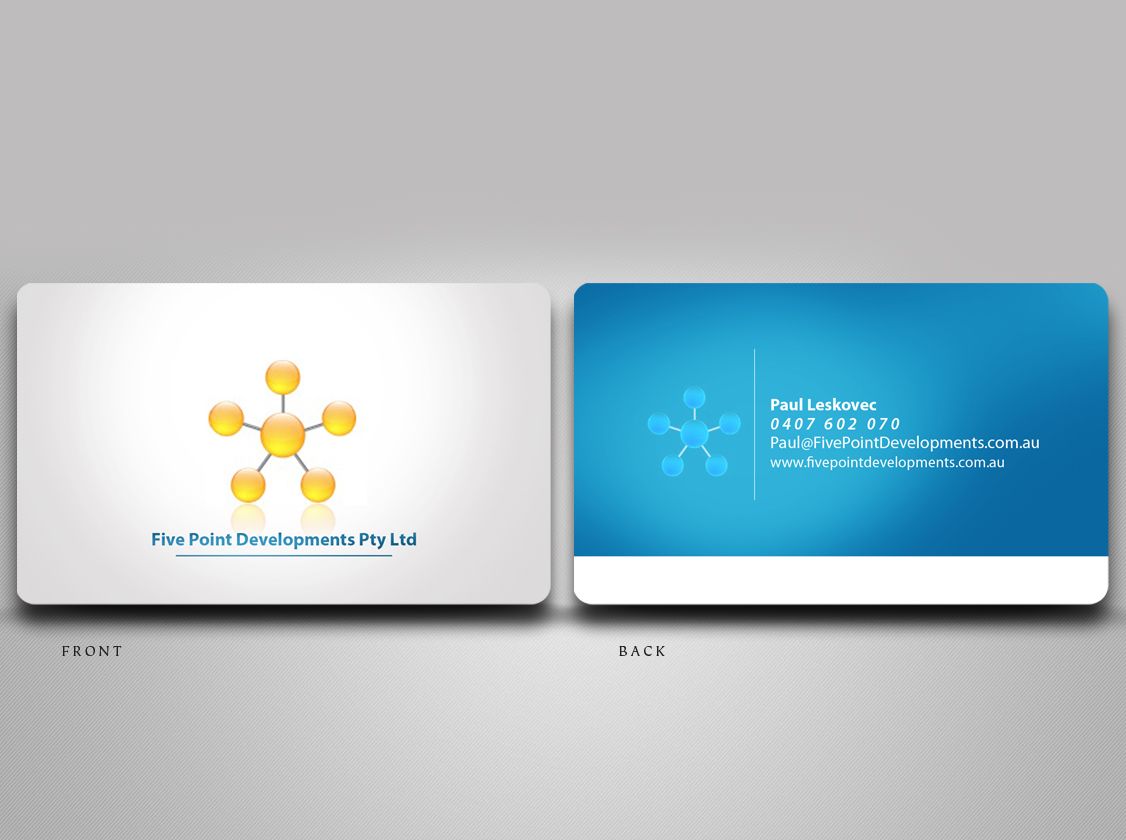 Business Card Design by disign for this project | Design #197231