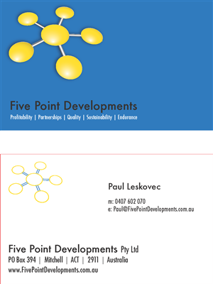 Business Card Design by xy&z(ee) for this project | Design: #198490