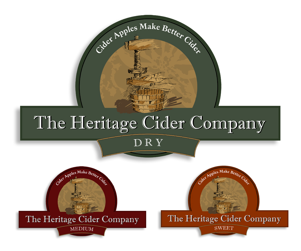 Logo Design by vladst2004 for Heritage Cider Company | Design #1282561