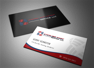 Business Card Design by Eggo May P for Sterling HVAC Service LLC | Design: #4506881