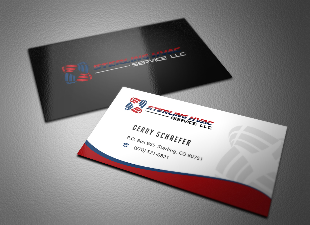 Design de Carte de Visite par Eggo May P pour Sterling HVAC Service LLC | Design #4506885