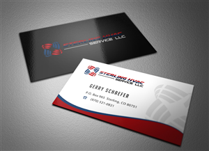 Business Card Design by Eggo May P for Sterling HVAC Service LLC | Design: #4506885