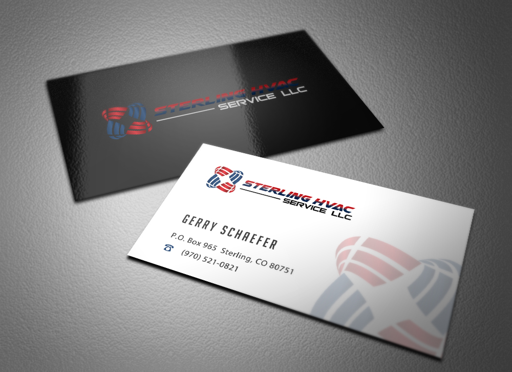 Business Card Design by Eggo May P for Sterling HVAC Service LLC | Design #4506889
