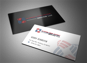 Business Card Design by Eggo May P for Sterling HVAC Service LLC | Design: #4506889