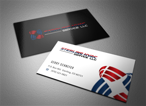 Business Card Design by Eggo May P for Sterling HVAC Service LLC | Design: #4506890