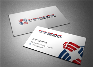 Business Card Design by Eggo May P for Sterling HVAC Service LLC | Design: #4506893