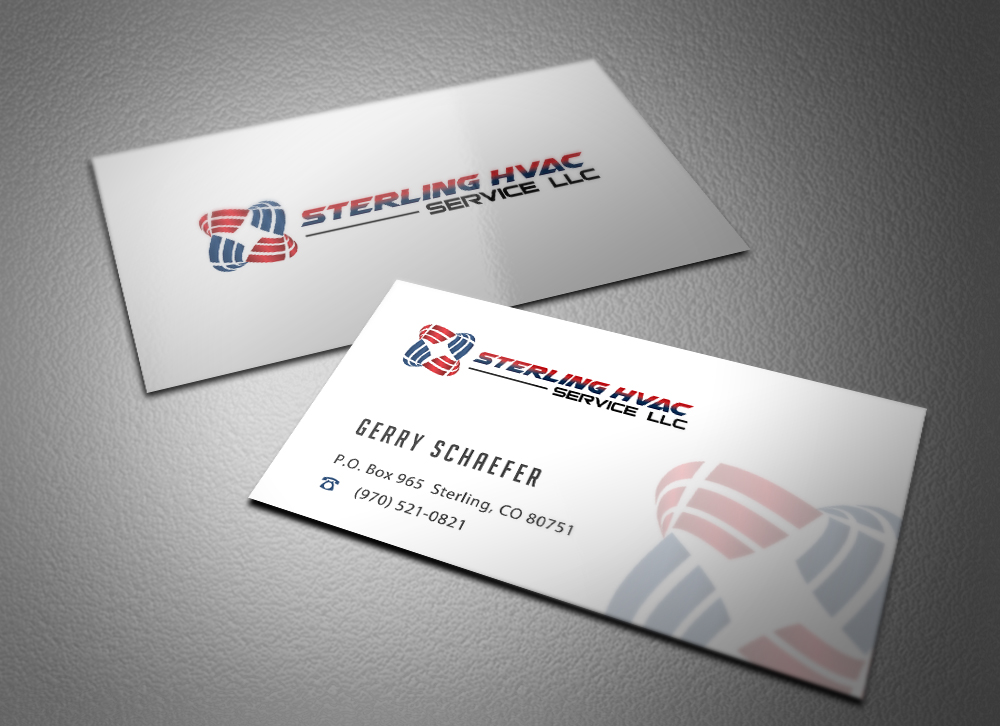 Business Card Design by Eggo May P for Sterling HVAC Service LLC | Design #4506894
