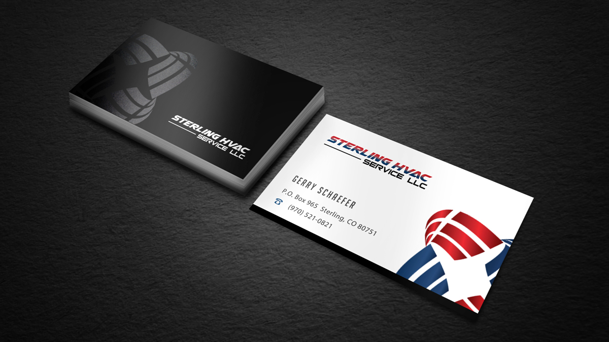 Design de Carte de Visite par Eggo May P pour Sterling HVAC Service LLC | Design #4516207