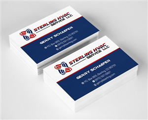 Business Card Design by ALSADESIGN for Sterling HVAC Service LLC | Design: #4502084