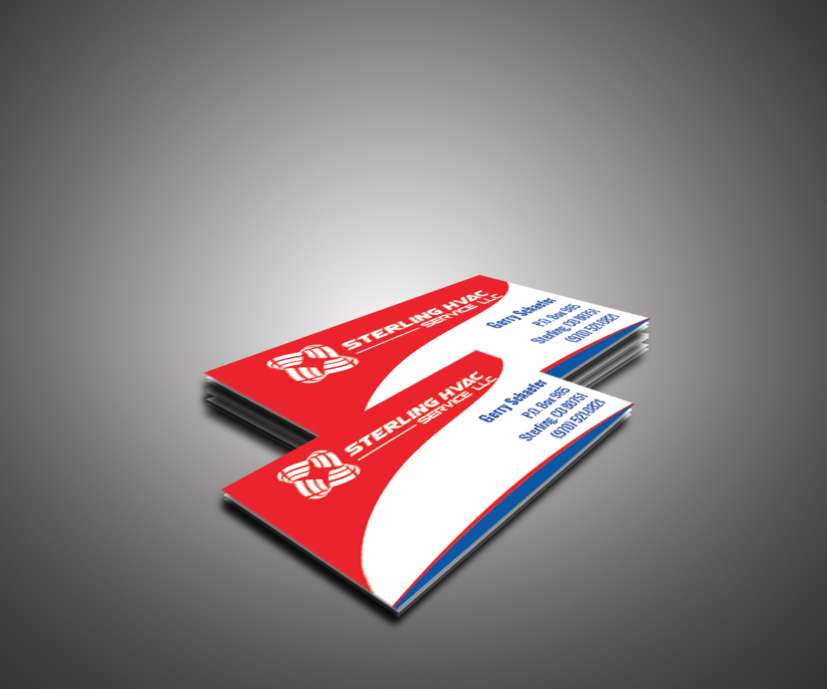 Design de Carte de Visite par sr4gik pour Sterling HVAC Service LLC | Design #4523724
