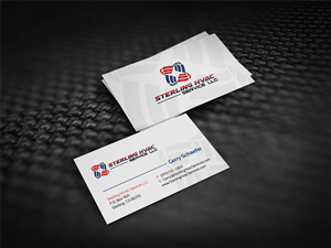 Business Card Design by diRtY.EMM for Sterling HVAC Service LLC | Design: #4523471