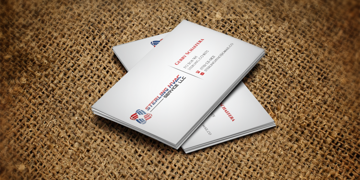Business Card Design by WebixBD for Sterling HVAC Service LLC | Design #4496674