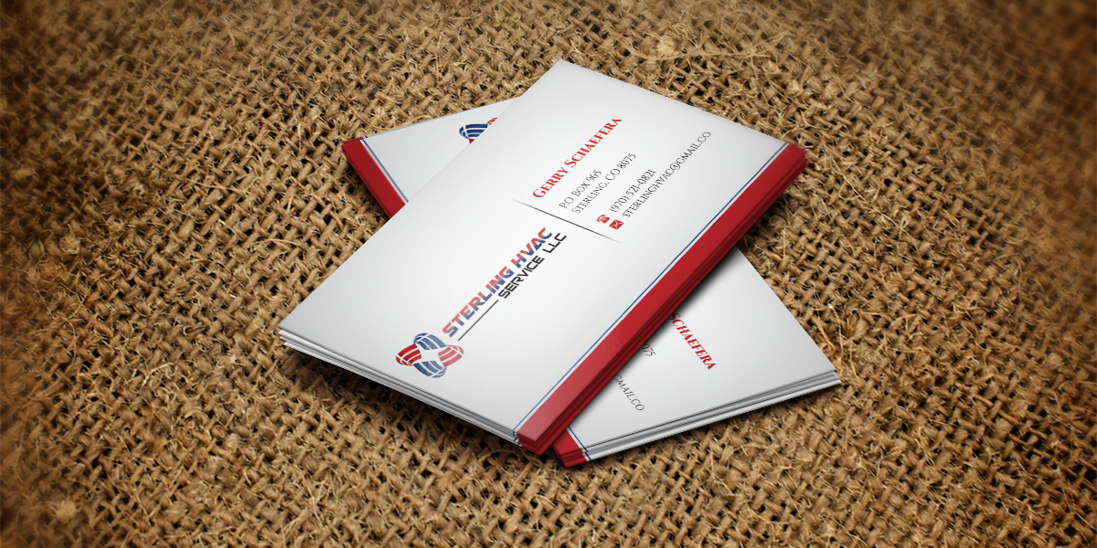 Business Card Design by WebixBD for Sterling HVAC Service LLC | Design #4496694