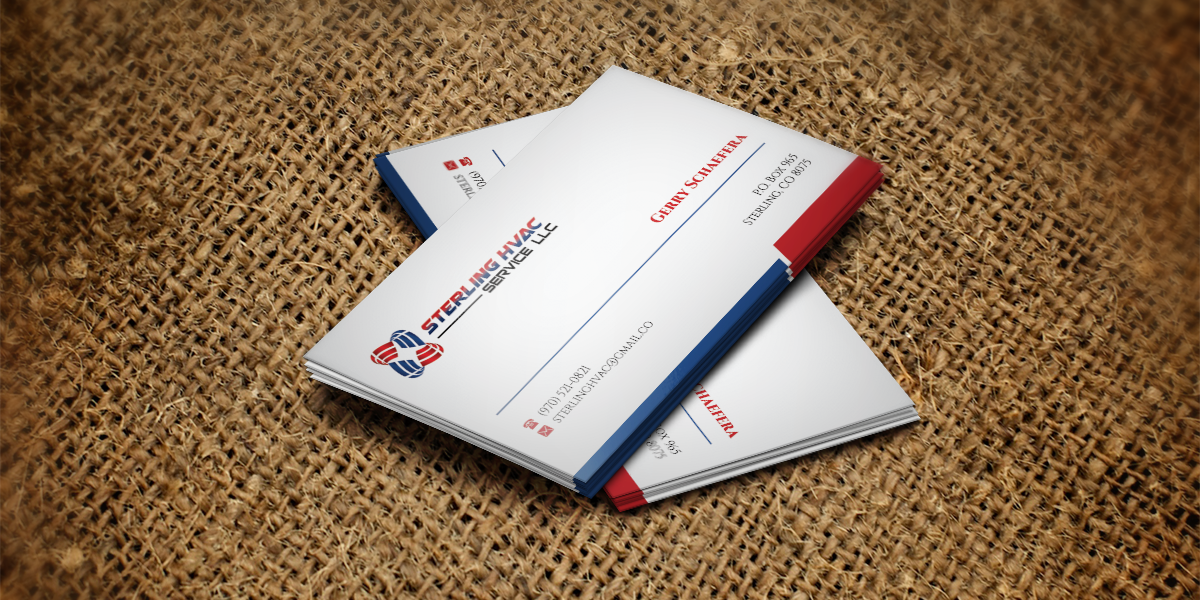 Business Card Design by WebixBD for Sterling HVAC Service LLC | Design #4496757