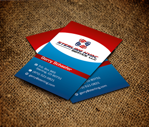 Business Card Design by colorcloud for Sterling HVAC Service LLC | Design: #4503893