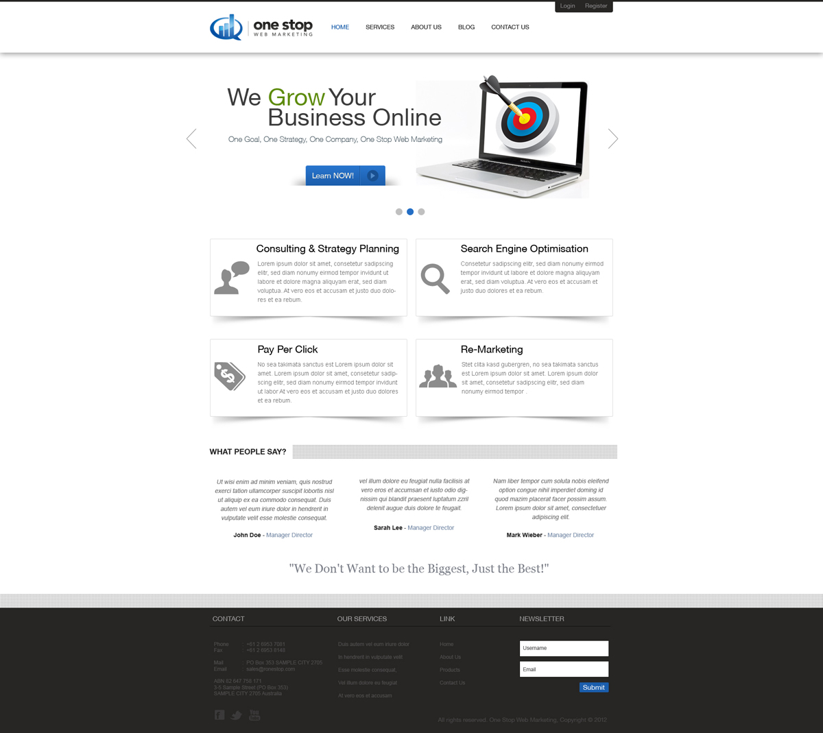Wordpress Design by AriefK for this project | Design #1296398