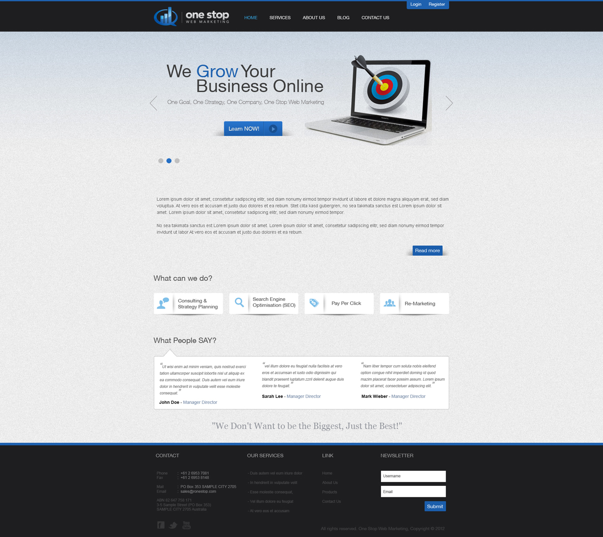 Diseño Wordpress por AriefK para este proyecto | Diseño #1304614