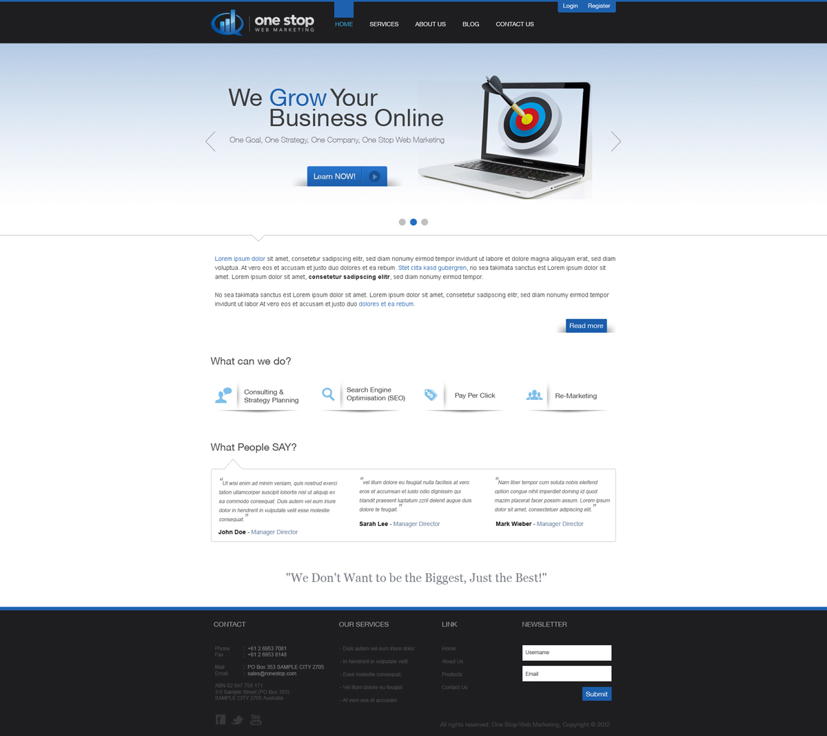 Diseño Wordpress por AriefK para este proyecto | Diseño #1305445