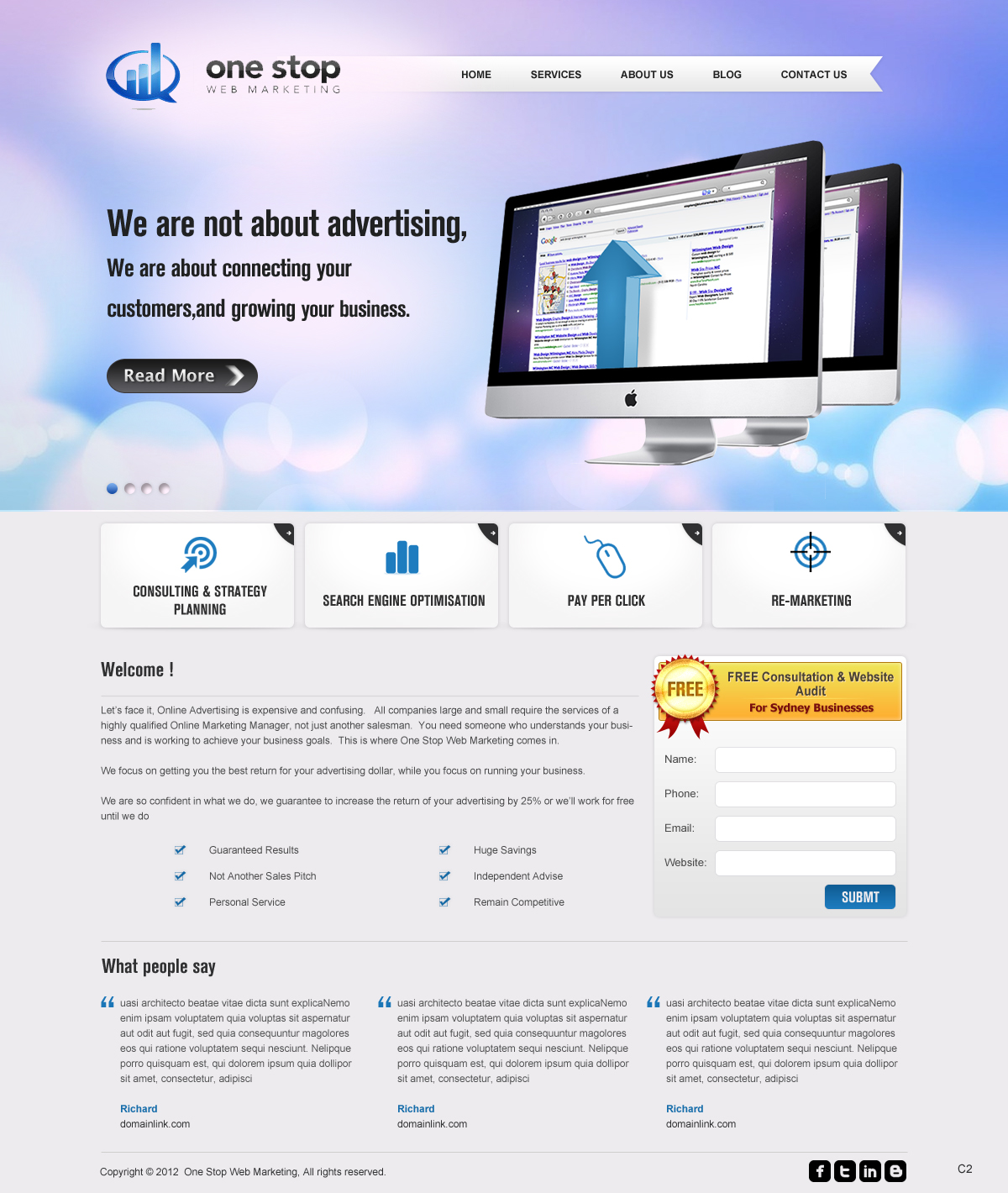 Wordpress Design by pb for this project | Design #1275662