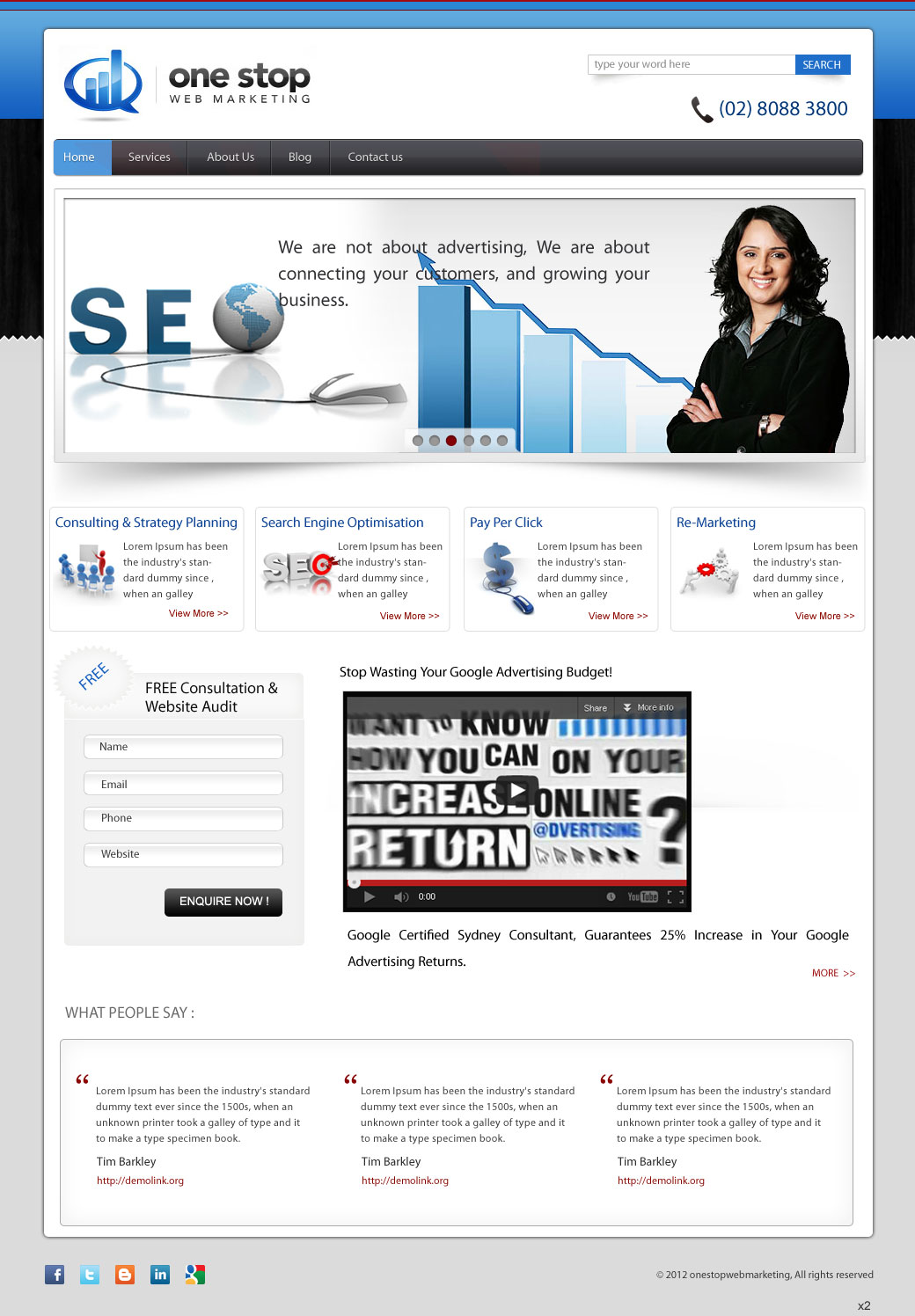 Wordpress Design by pb for this project | Design #1282108