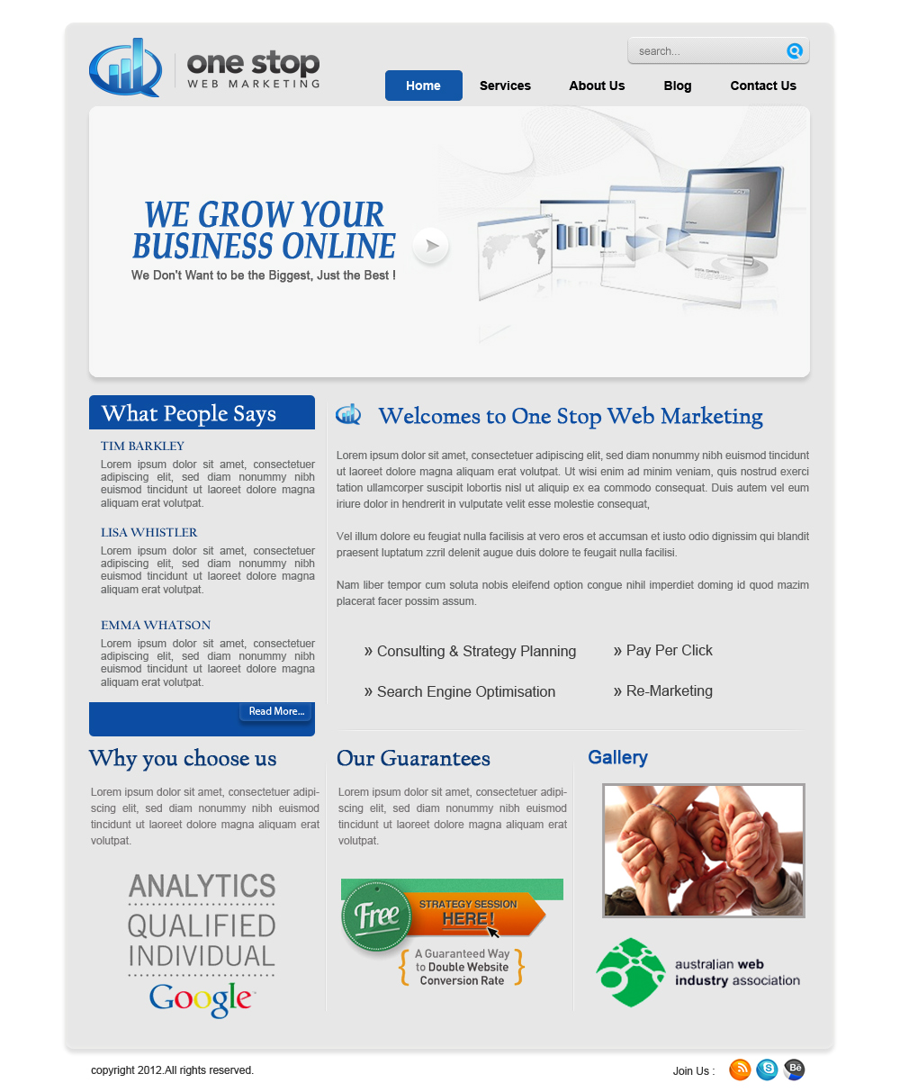 Wordpress Design by Vblue for this project | Design #1322185