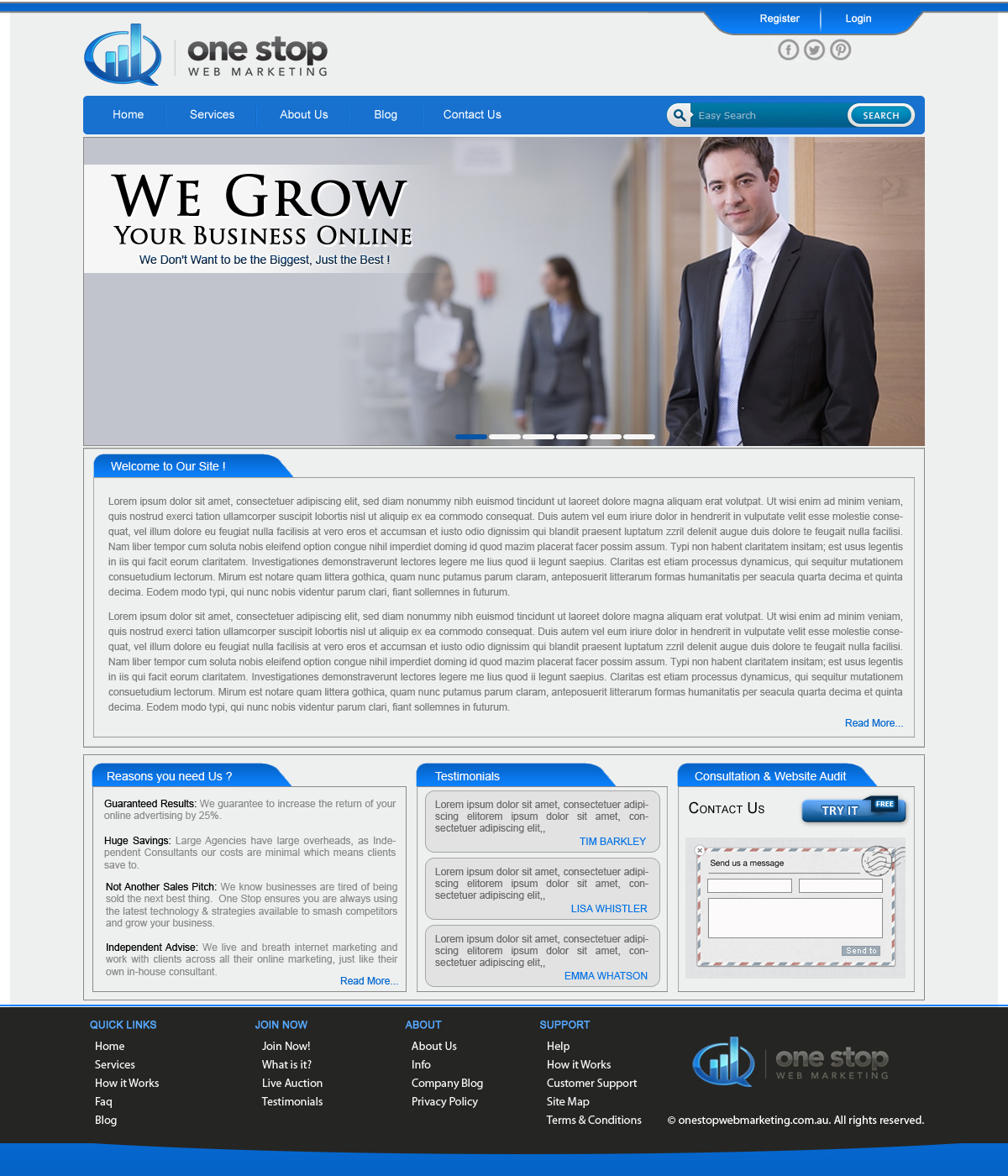 Wordpress Design by Vblue for this project | Design #1399959