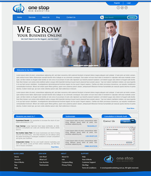 Wordpress Design by Vblue for this project | Design: #1399959