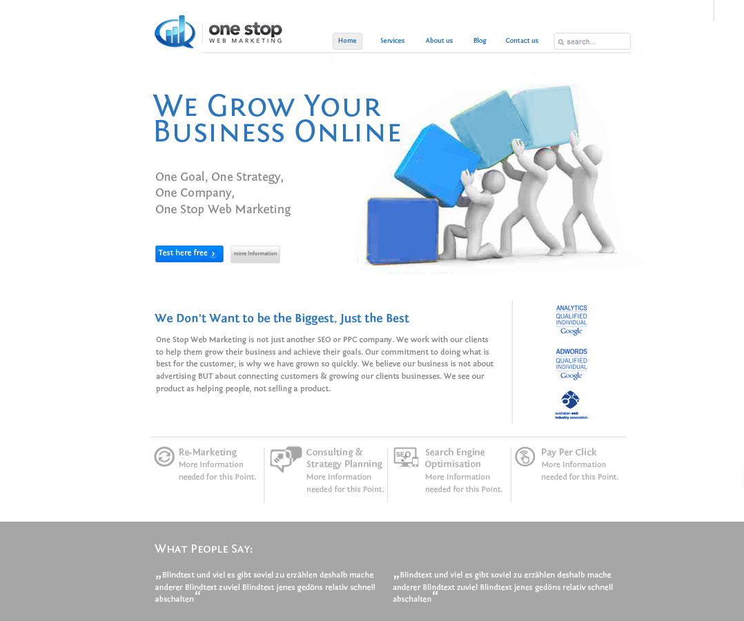 Wordpress Design by MindCreatures for this project | Design #1301687