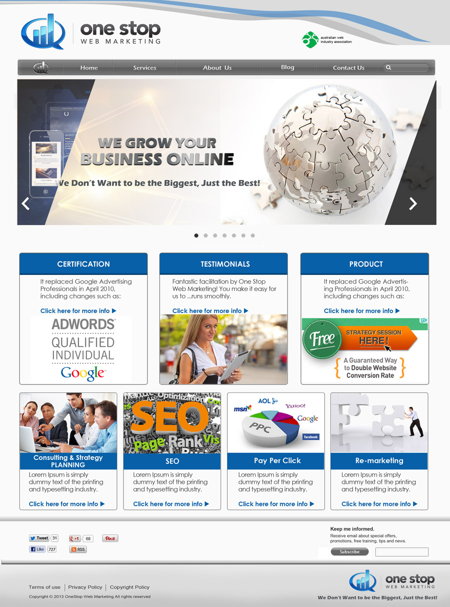Wordpress Design by Juni for this project | Design #1316108