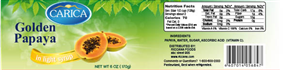 Branding product image: Carica (Golden Papaya) in Plastic Cup (Ready to Eat) | Design Emballage par Soluciones Creativas
