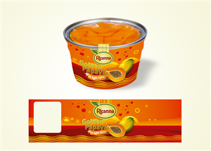 Branding product image: Carica (Golden Papaya) in Plastic Cup (Ready to Eat) | Design Emballage par MB design