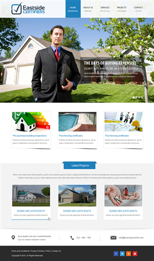 Wordpress Design by Infinity Pix for Eastside Certifiers | Design: #4516252